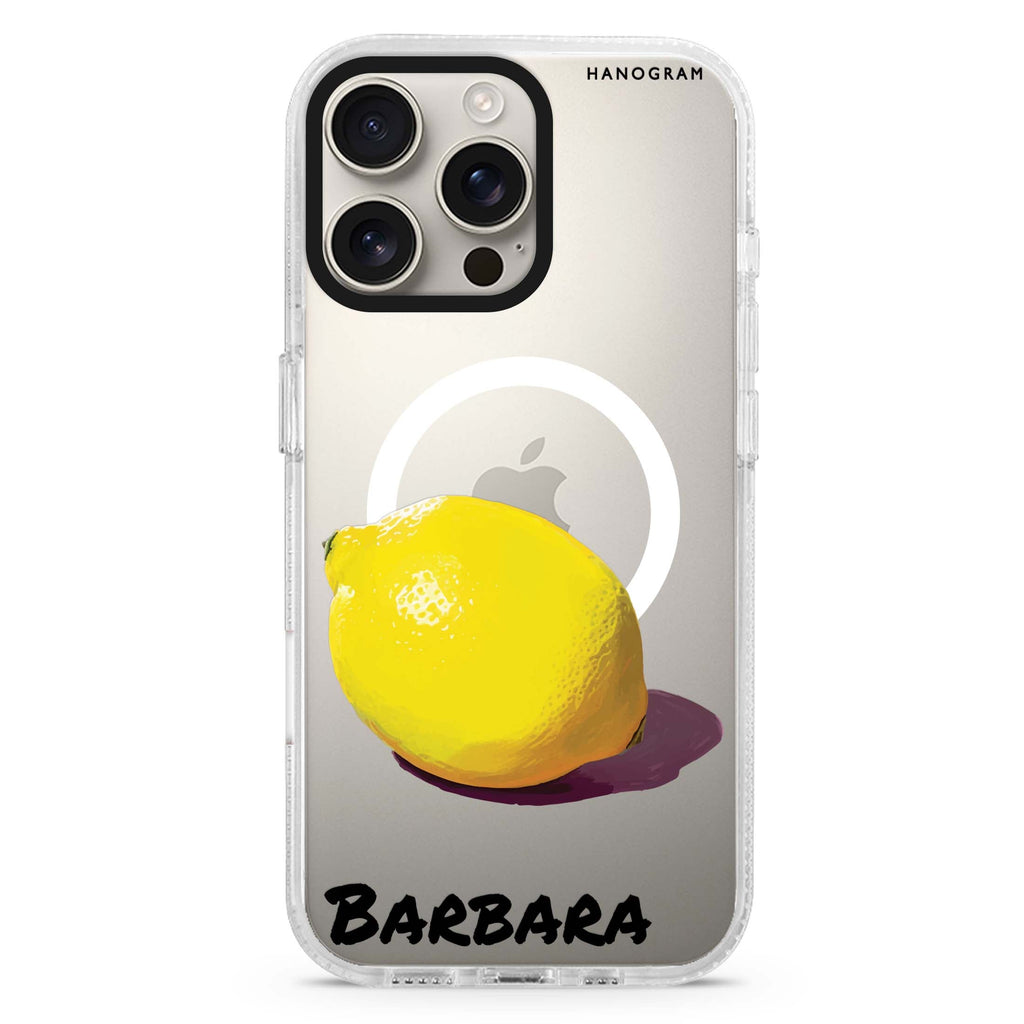 Lemon Lush Magsafe 兼容水晶透明保護殼
