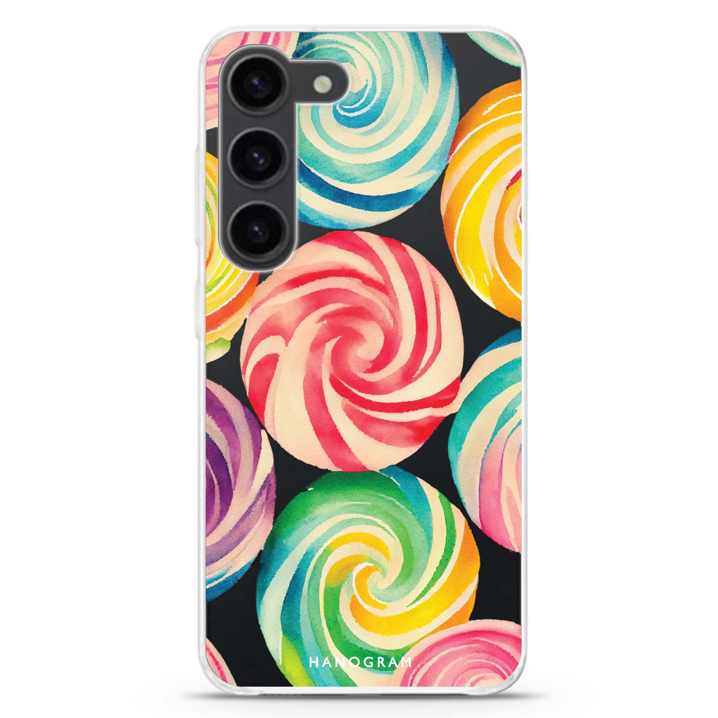 Abstract Candy Samsung Galaxy 水晶透明保護殼