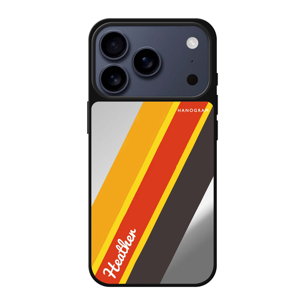 Timeless Twist 抽象藝術 iPhone 17 Pro Max 鏡面手機殼主圖