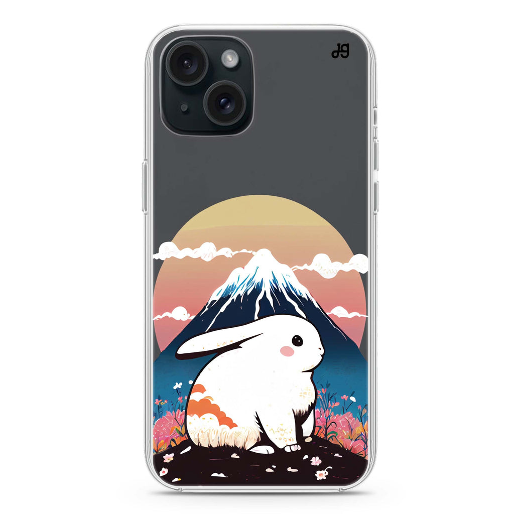 Travel Rabbit iPhone 15 水晶透明保護殼