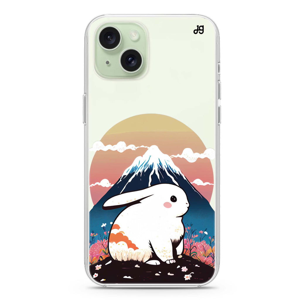 Travel Rabbit iPhone 15 plus 水晶透明保護殼