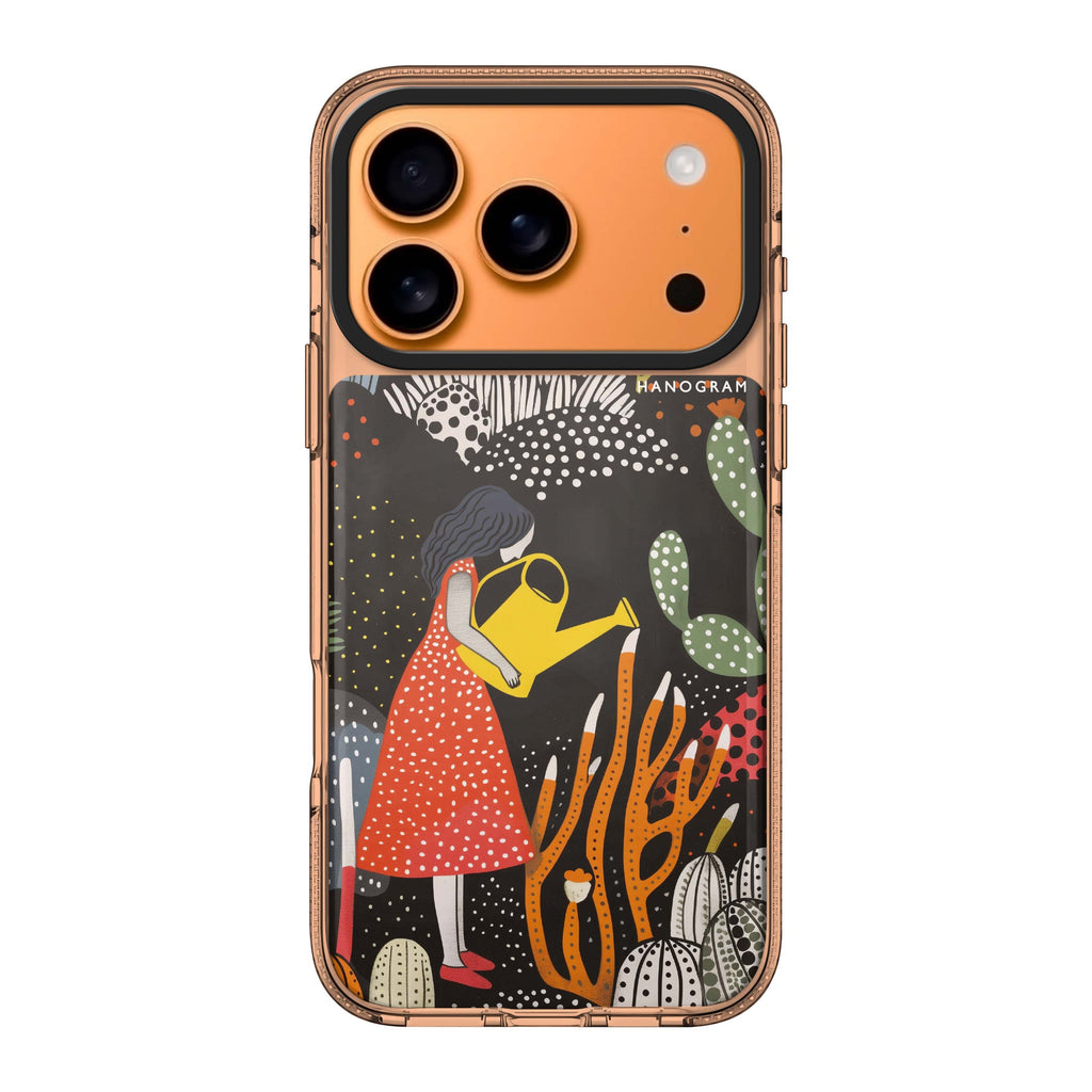 Garden Grace 款式 1 iPhone 17 Pro Max MagSafe 水晶透明保護殼 花卉圖案設計 圖1