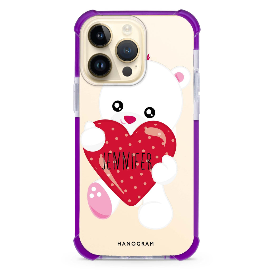 Lovely Bear iPhone Magsafe 兼容超強防摔保護殼