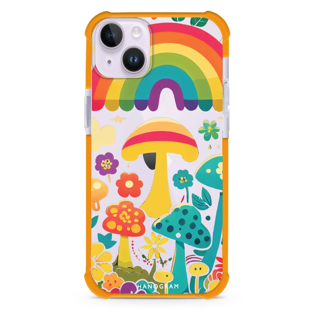 Rainbow Mushroom Garden 超強防摔保護殼