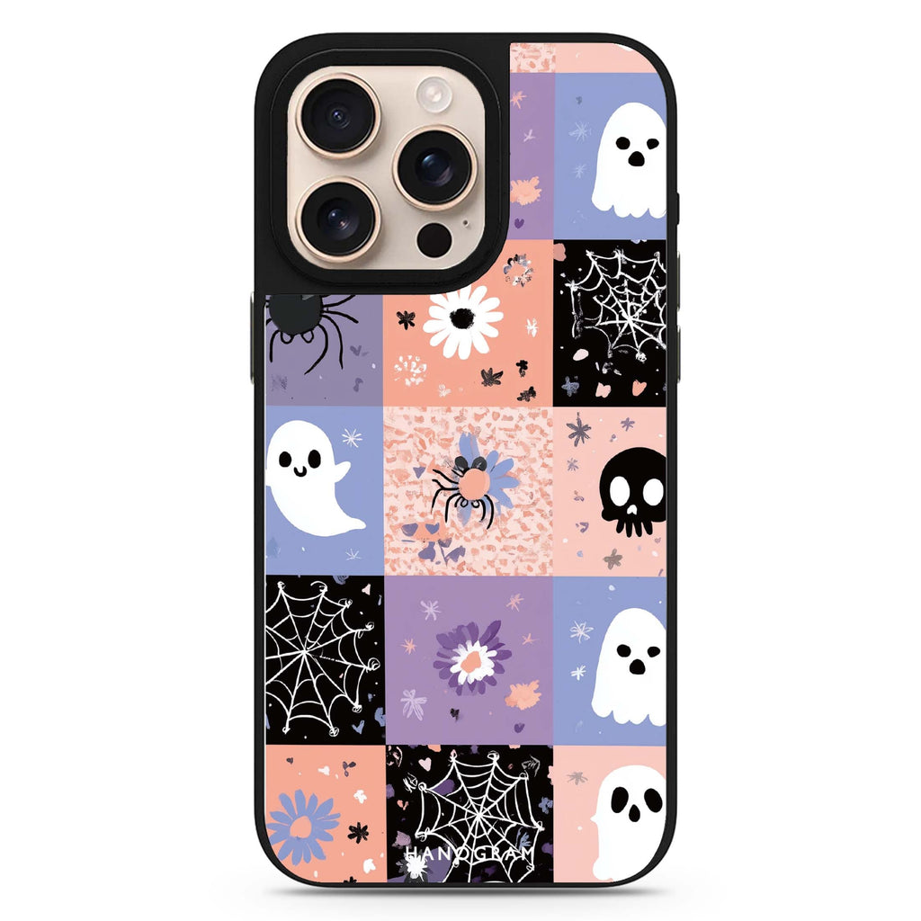 Pastel Patchwork Haunts 鏡面手機殼
