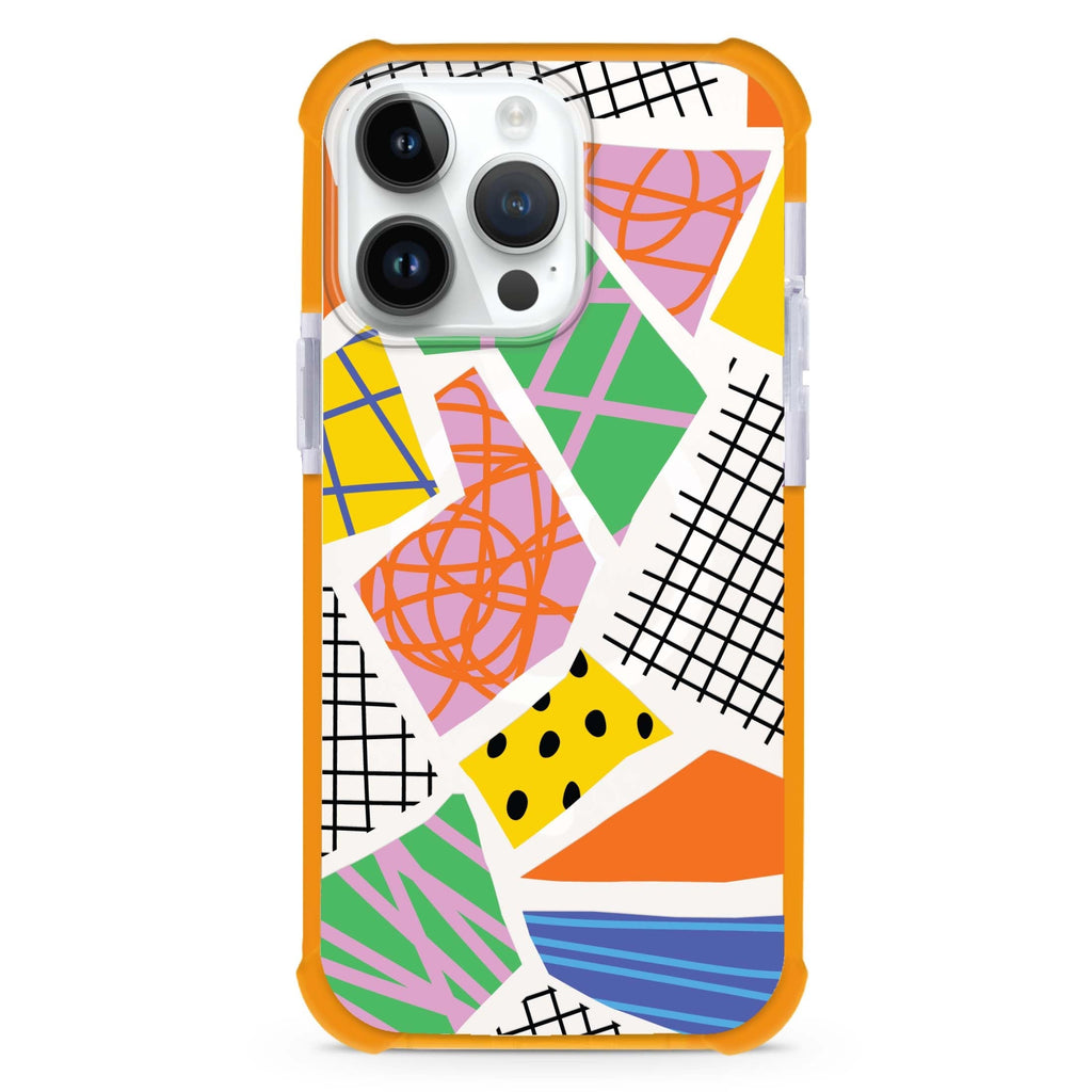 Flowers Pattern iPhone Magsafe 兼容超強防摔保護殼