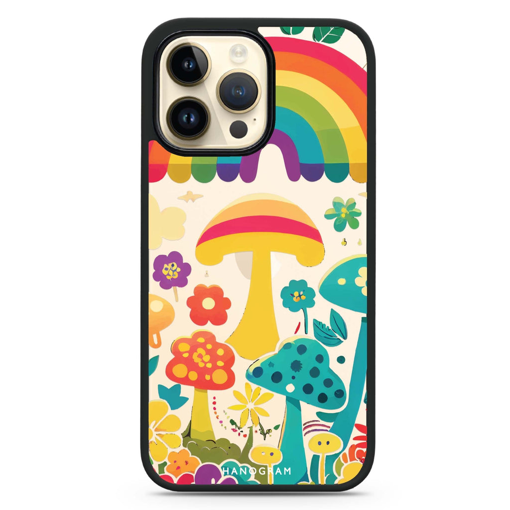 Rainbow Mushroom Garden 防衝擊保護殼
