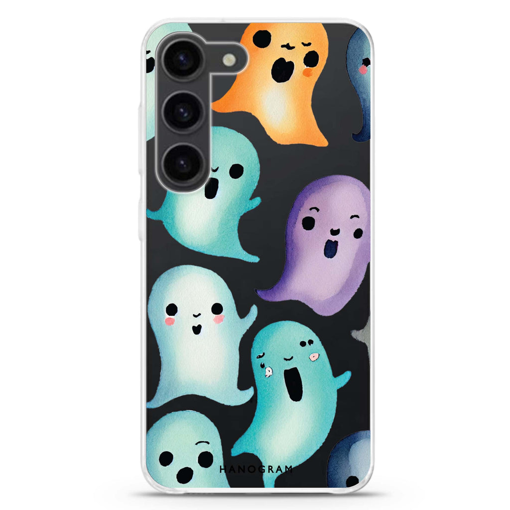 Cute Ghost Samsung Galaxy 水晶透明保護殼