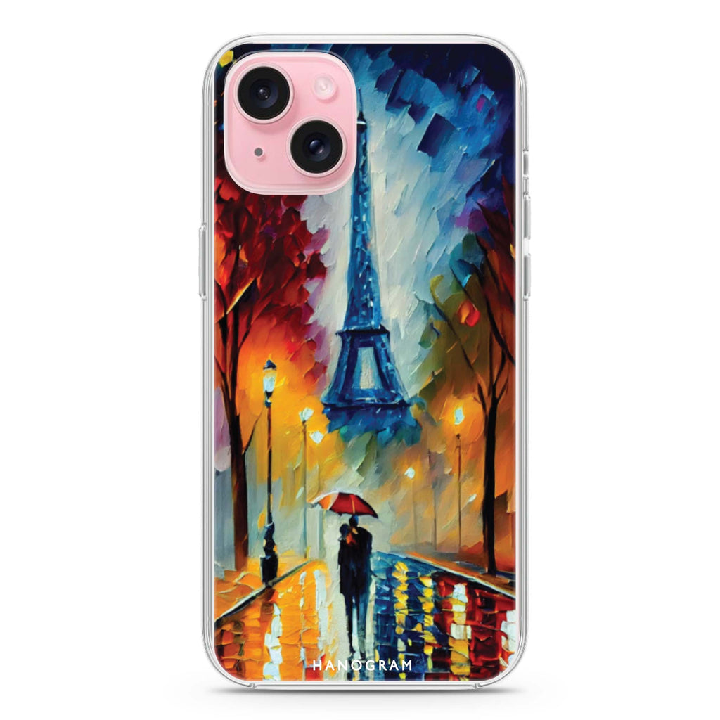 Romantic Paris iPhone 15 水晶透明保護殼