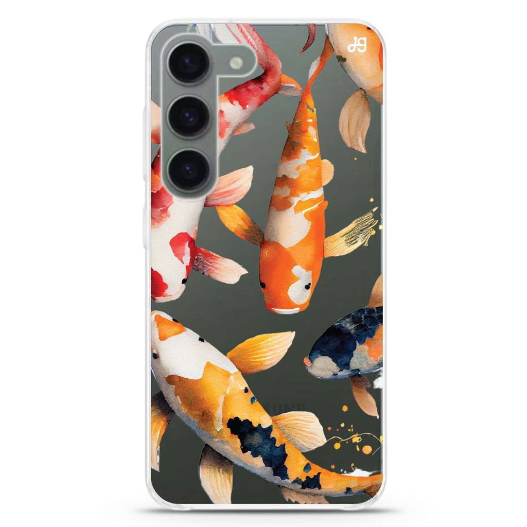 Koi fish Samsung Galaxy 水晶透明保護殼