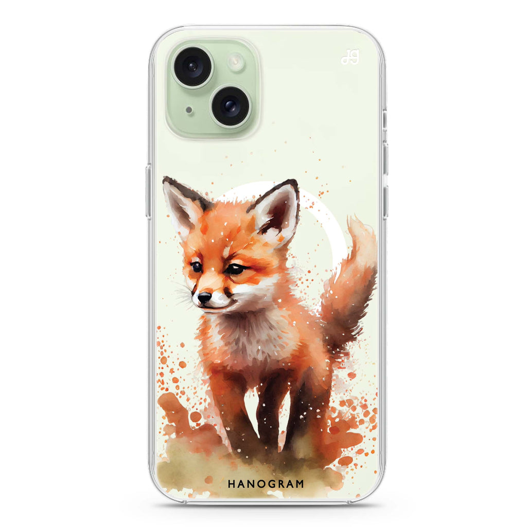 A Fox iPhone 15 Plus Magsafe 兼容水晶透明保護殼
