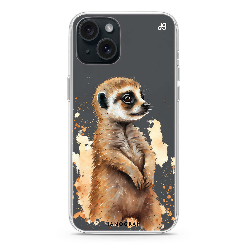 A Meerkat iPhone 15 水晶透明保護殼
