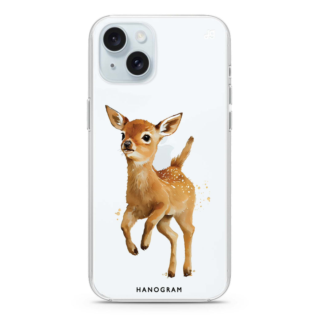 A Deer iPhone 15 水晶透明保護殼