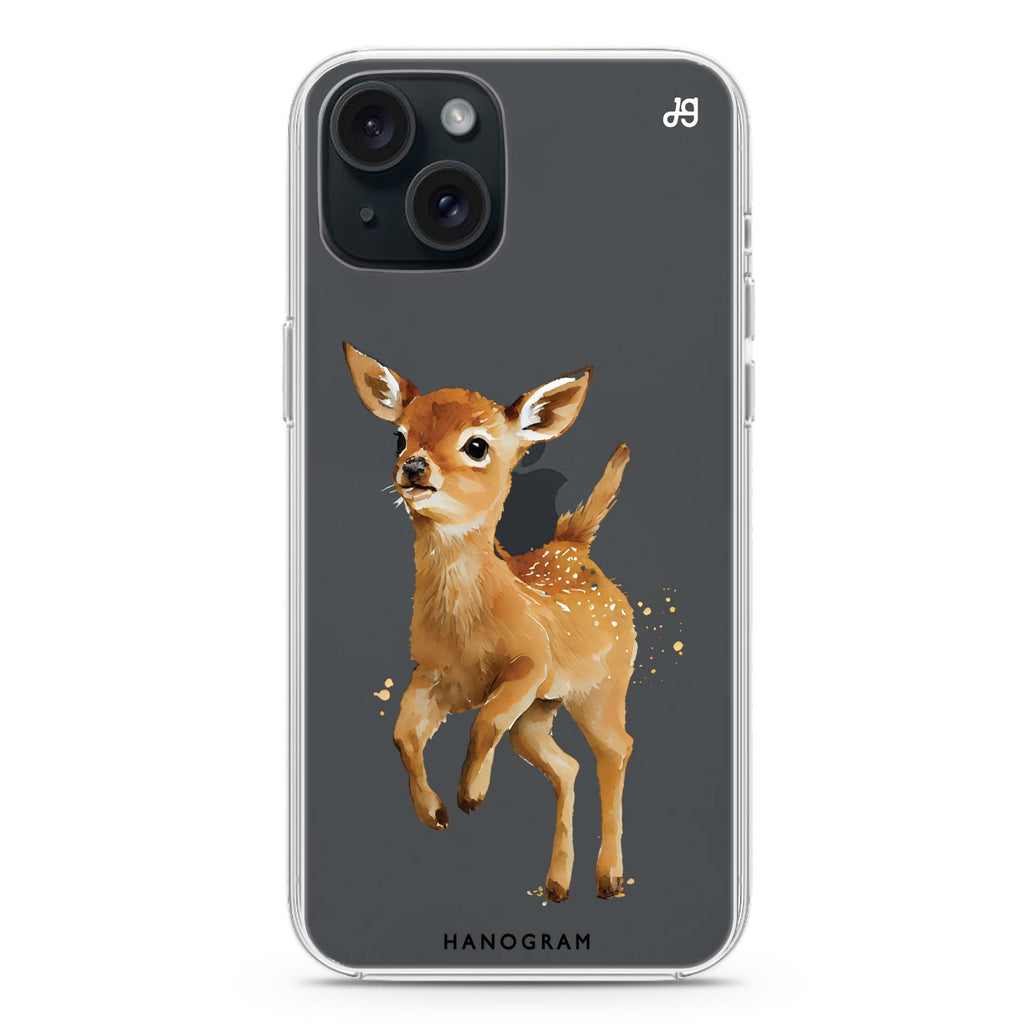 A Deer iPhone 15 plus 水晶透明保護殼