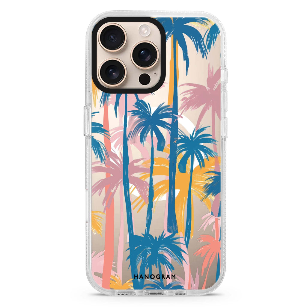 Palm Paradise Magsafe 兼容水晶透明保護殼