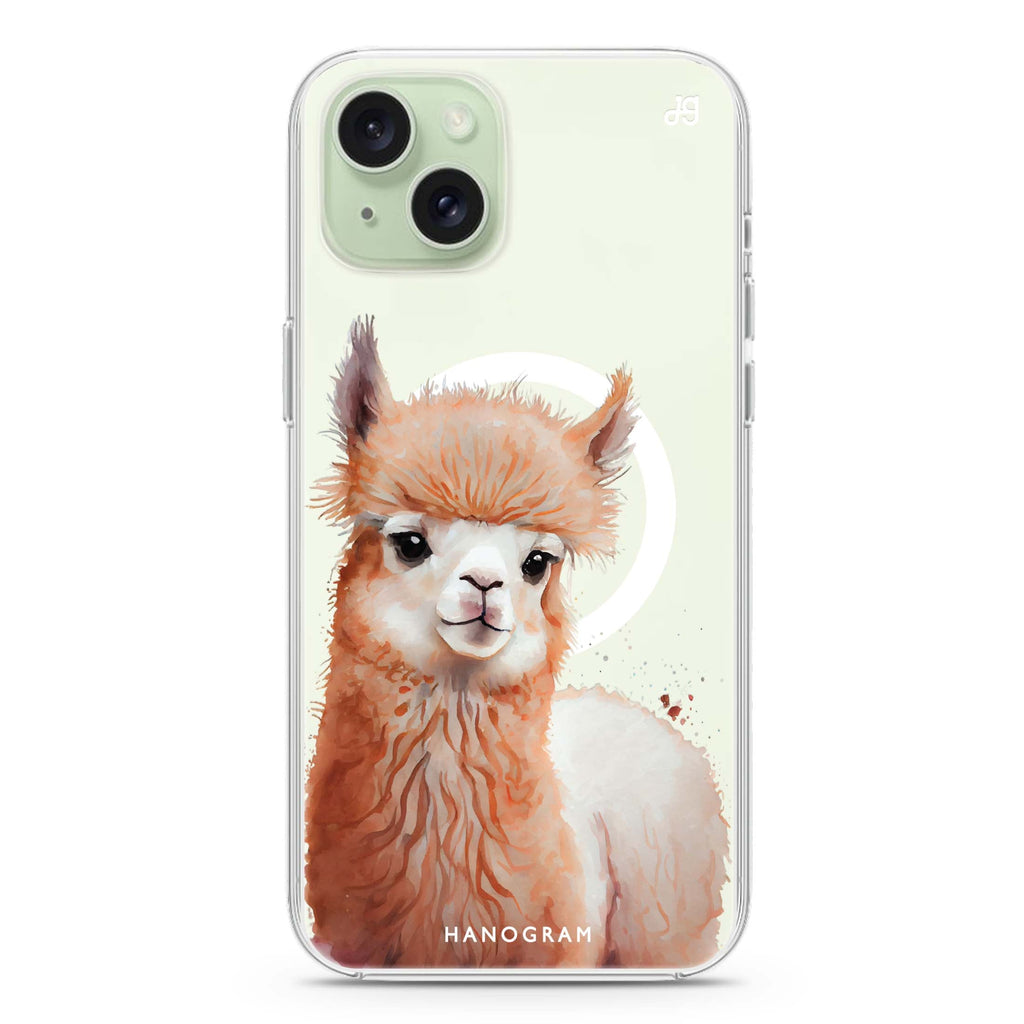 A Alpaca iPhone 15 Magsafe 兼容水晶透明保護殼