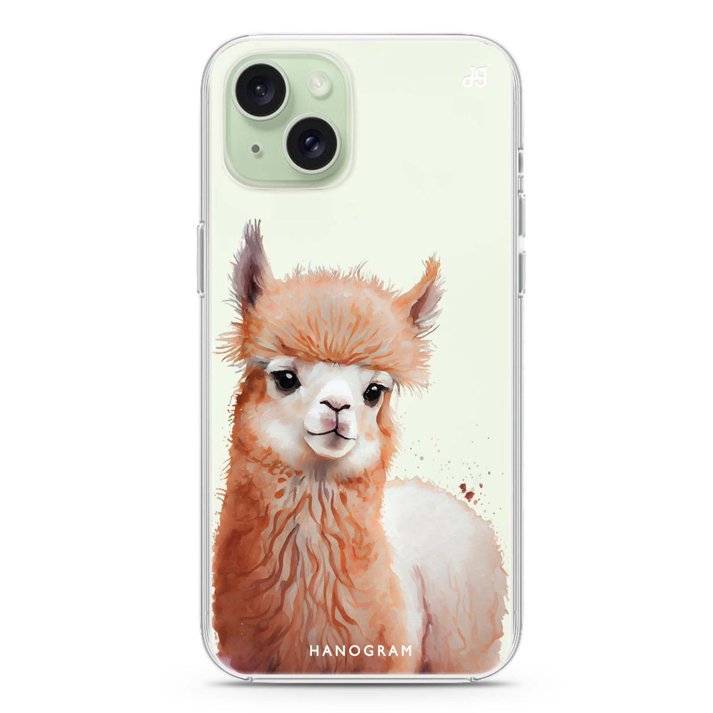 A Alpaca iPhone 15 水晶透明保護殼
