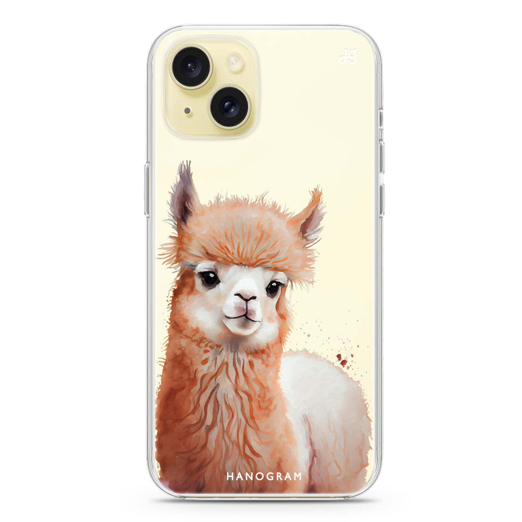 A Alpaca iPhone 15 plus 水晶透明保護殼