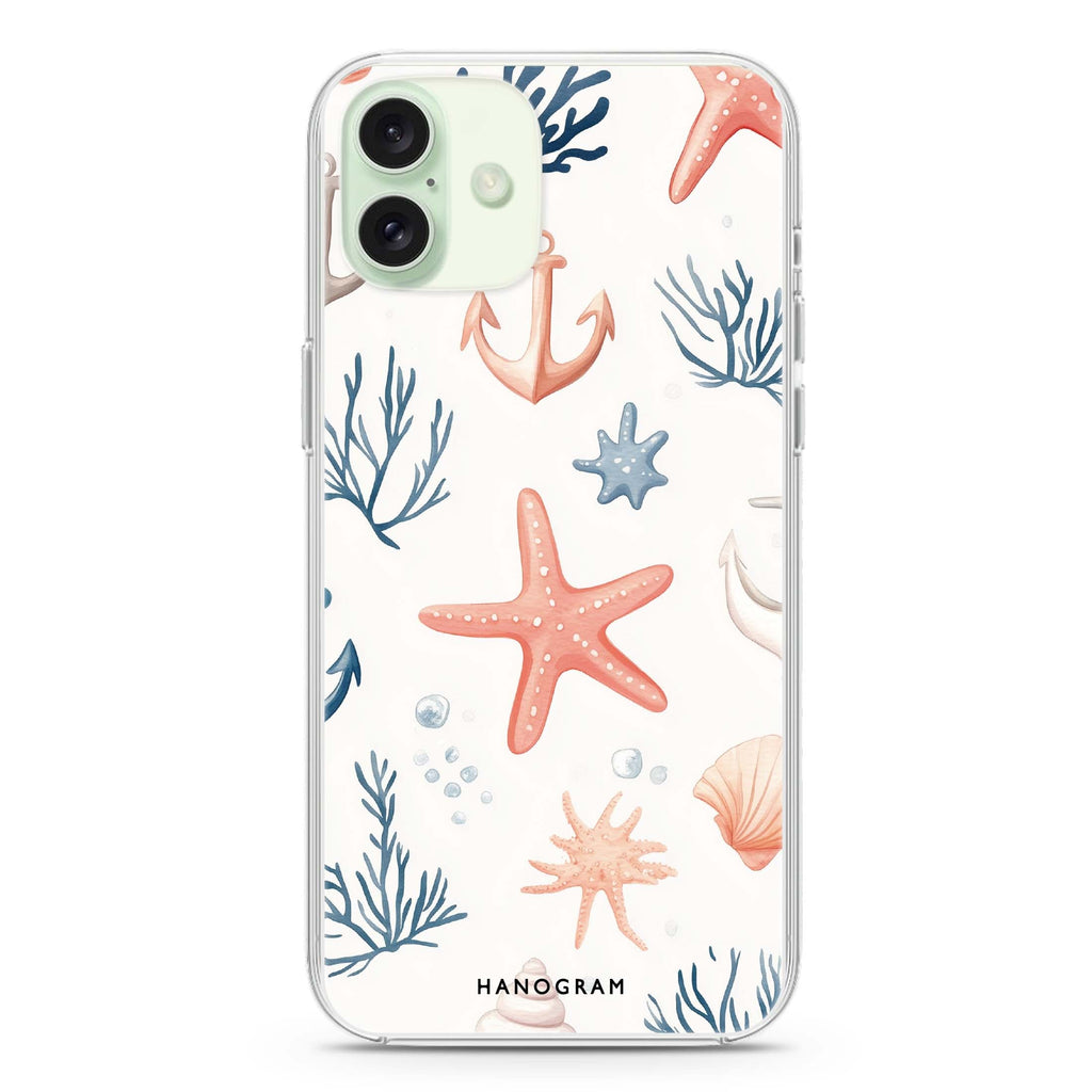 Seaside Sprinkles Magsafe 兼容水晶透明保護殼