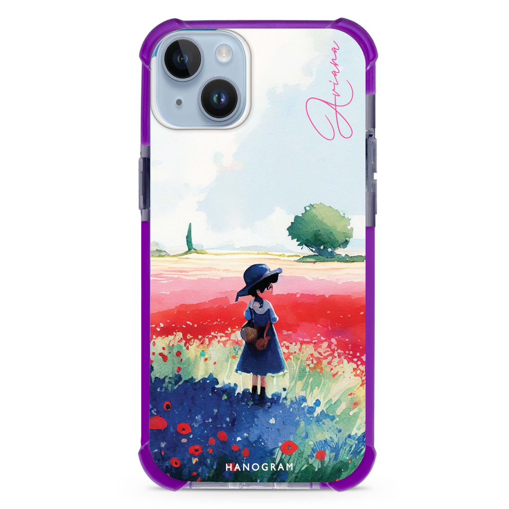 A Little Girl iPhone 15 Plus Magsafe 兼容超強防摔保護殼