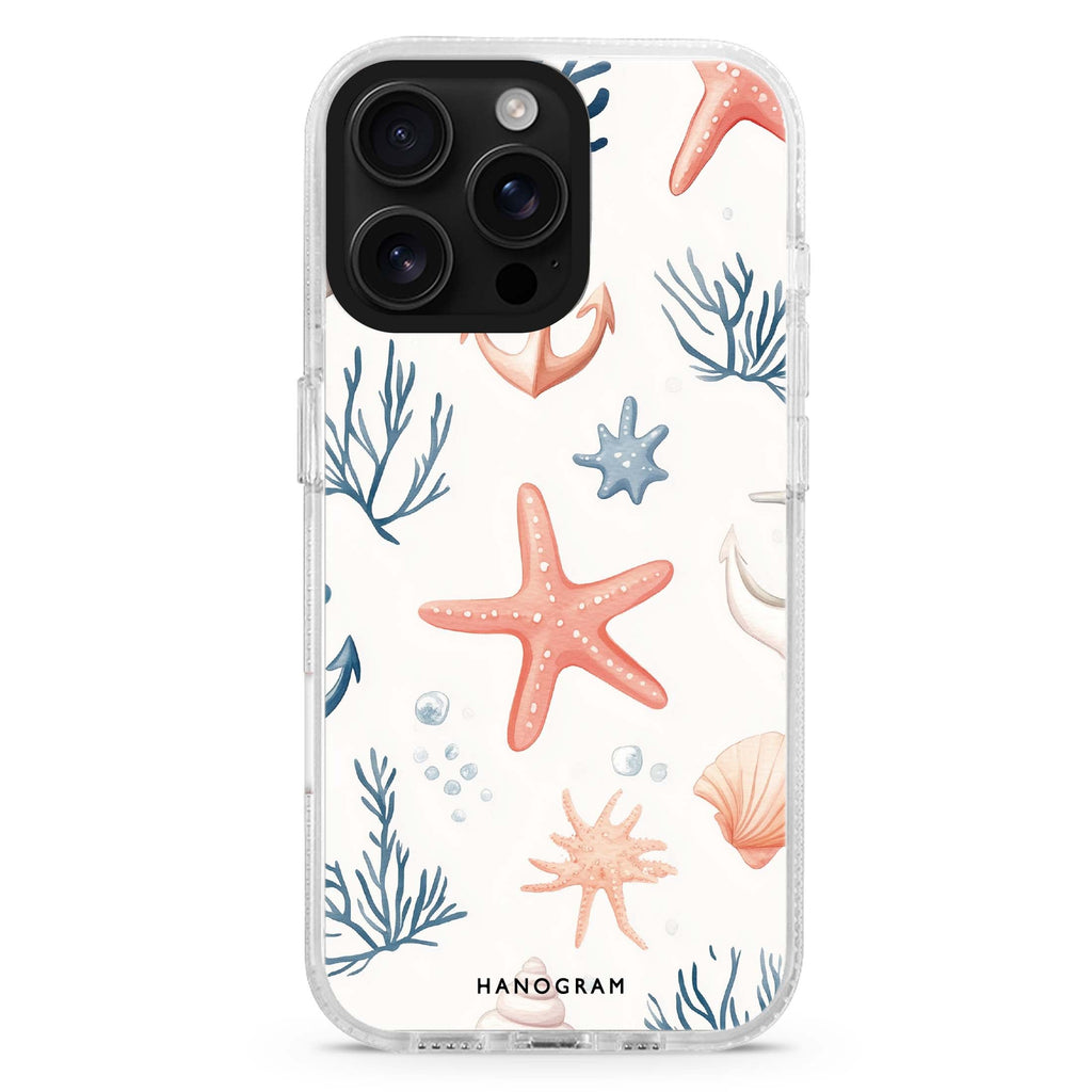 Seaside Sprinkles Magsafe 兼容水晶透明保護殼