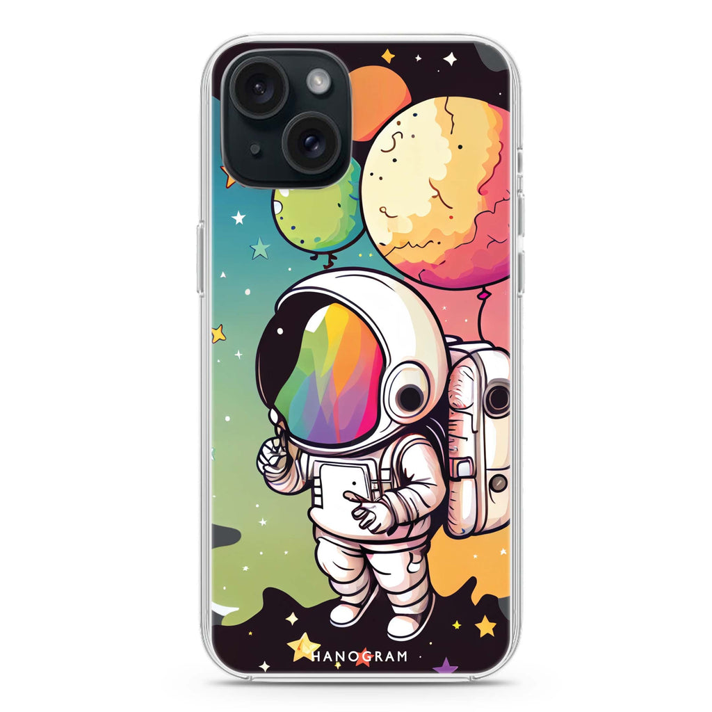 Astronauts iPhone 15 plus 水晶透明保護殼