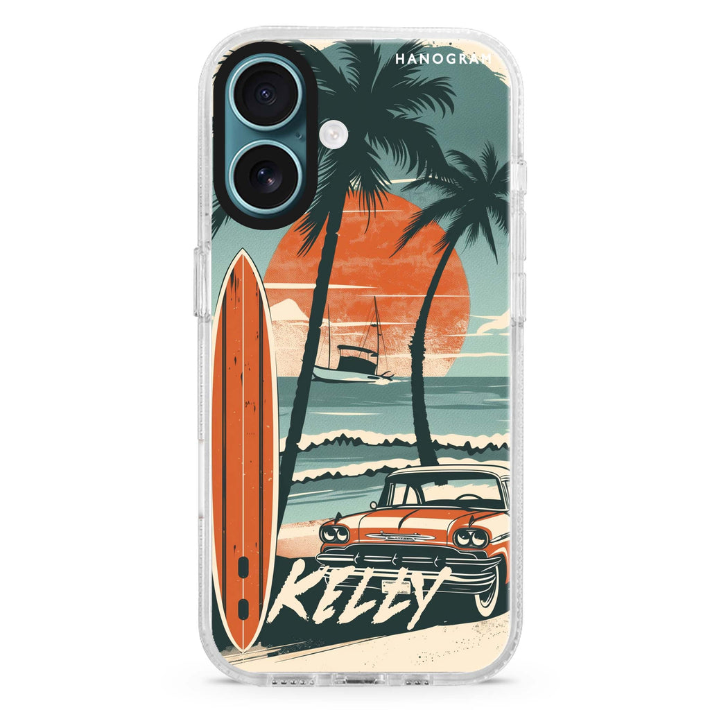Surf Vibes 水晶透明保護殼