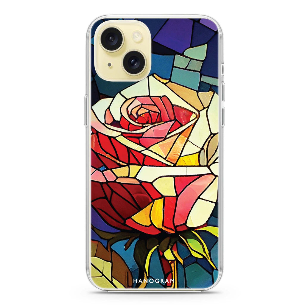Rose Art iPhone 15 水晶透明保護殼