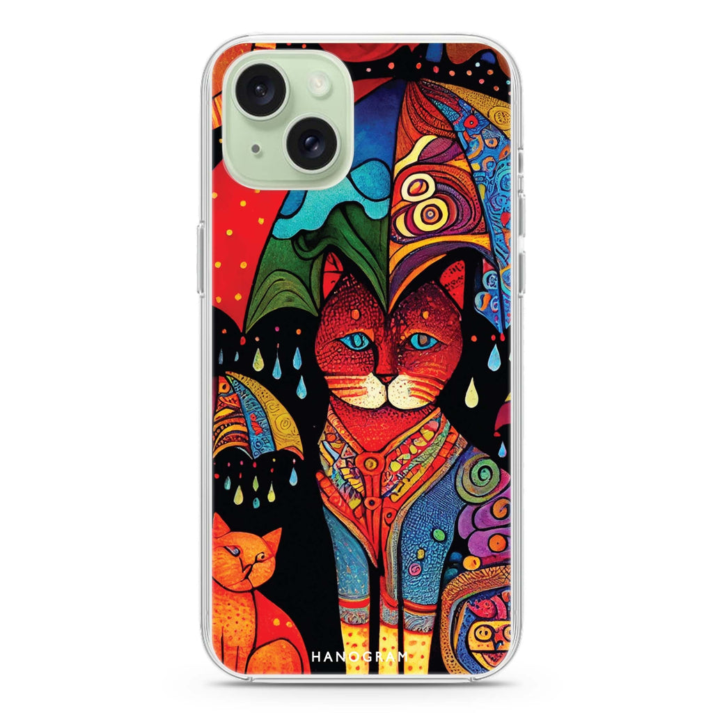 Raining Cat iPhone 15 Magsafe 兼容水晶透明保護殼