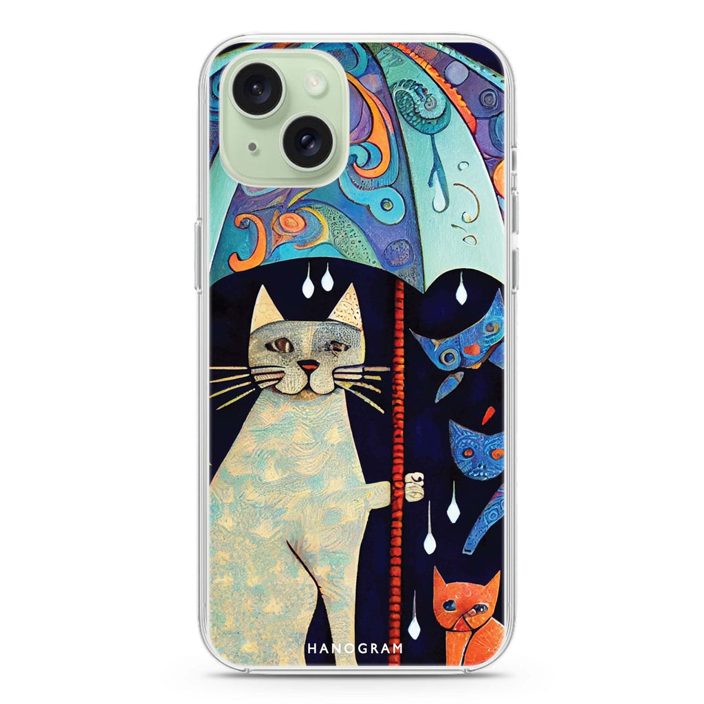 Raining Cat iPhone 15 Magsafe 兼容水晶透明保護殼