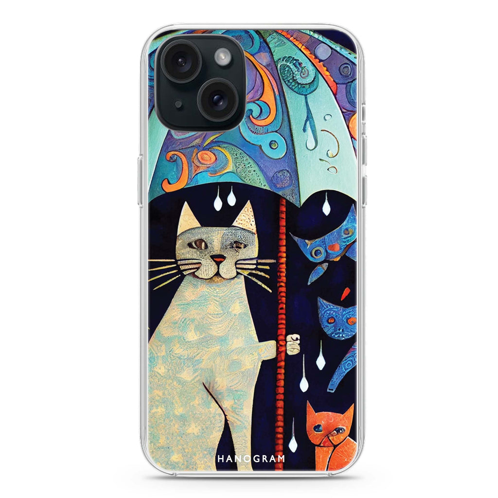 Raining Cat iPhone 15 Plus Magsafe 兼容水晶透明保護殼