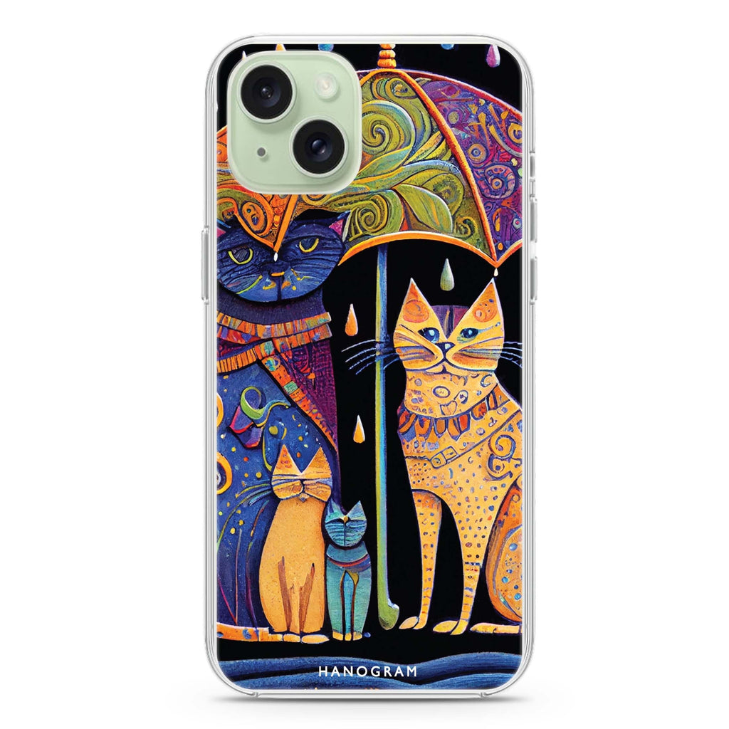 Raining Cat iPhone 15 Magsafe 兼容水晶透明保護殼