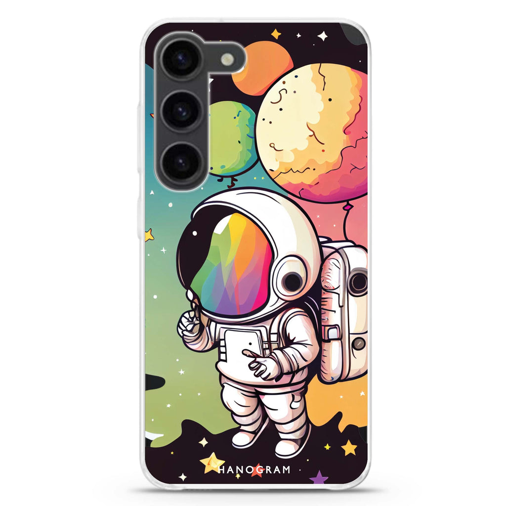 Astronauts Samsung Galaxy 水晶透明保護殼