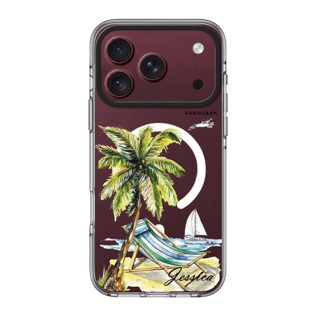 Summer on the beach 水晶透明保護殼