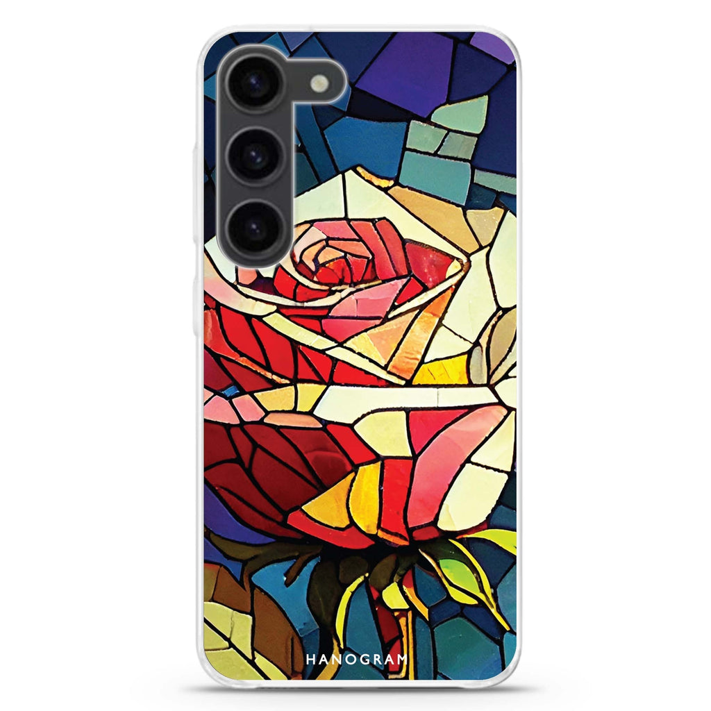 Rose Art Samsung Galaxy 水晶透明保護殼