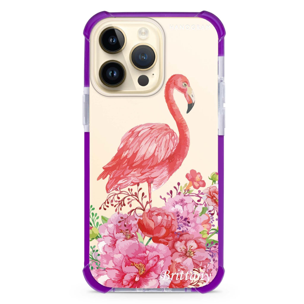 Flamingo & Flower 超強防摔保護殼