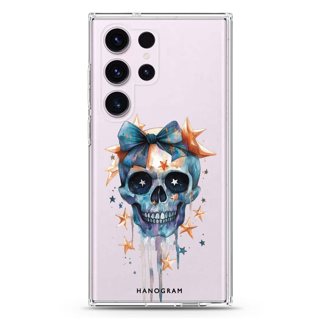 Midnight Magic Charms Samsung Galaxy Ultra 透明保護殼，適用 S26/S25/S24/S23 Ultra，圖1