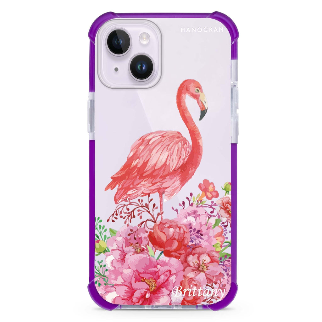 Flamingo & Flower 超強防摔保護殼