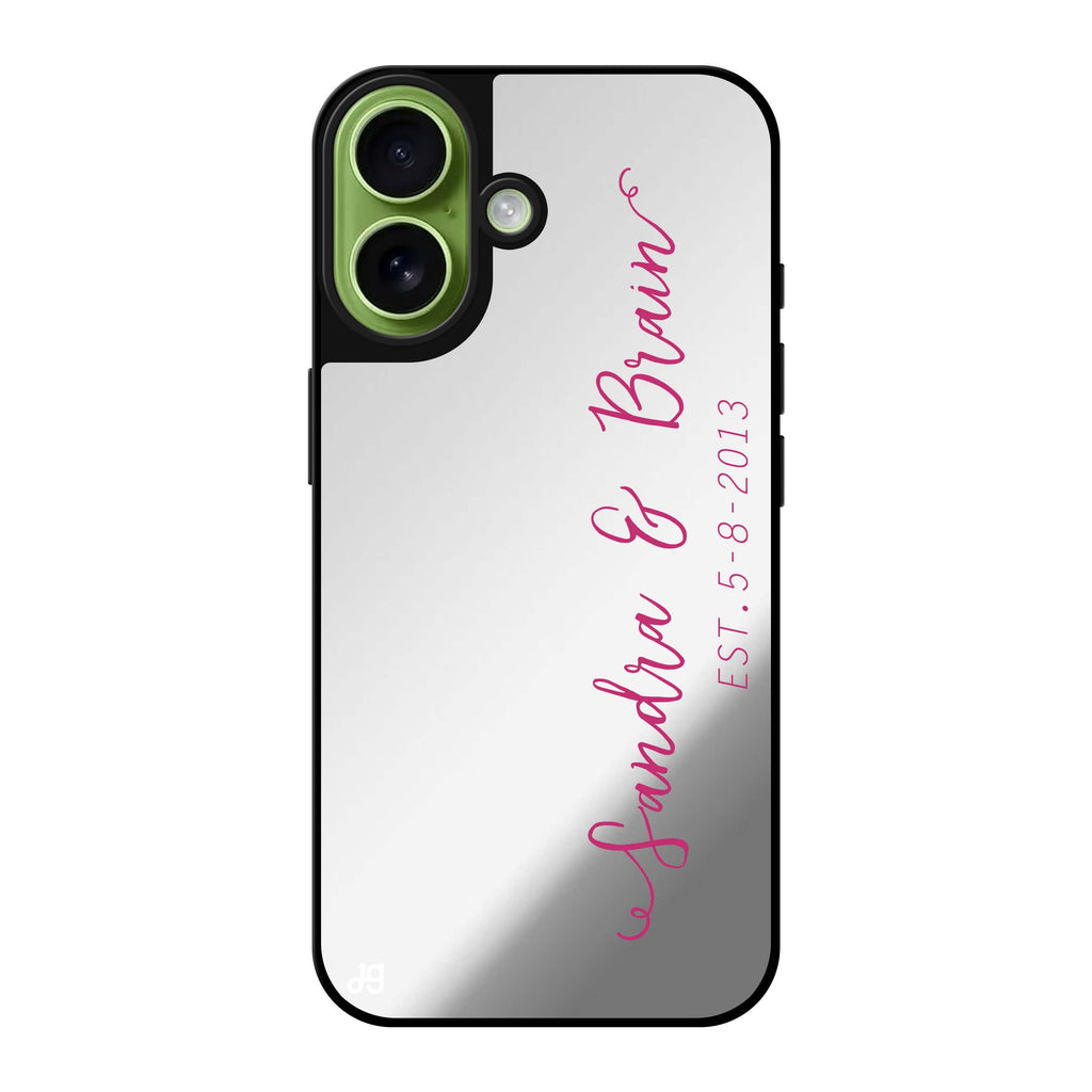 Reflective iPhone 16 Mirror Case –Memory Design