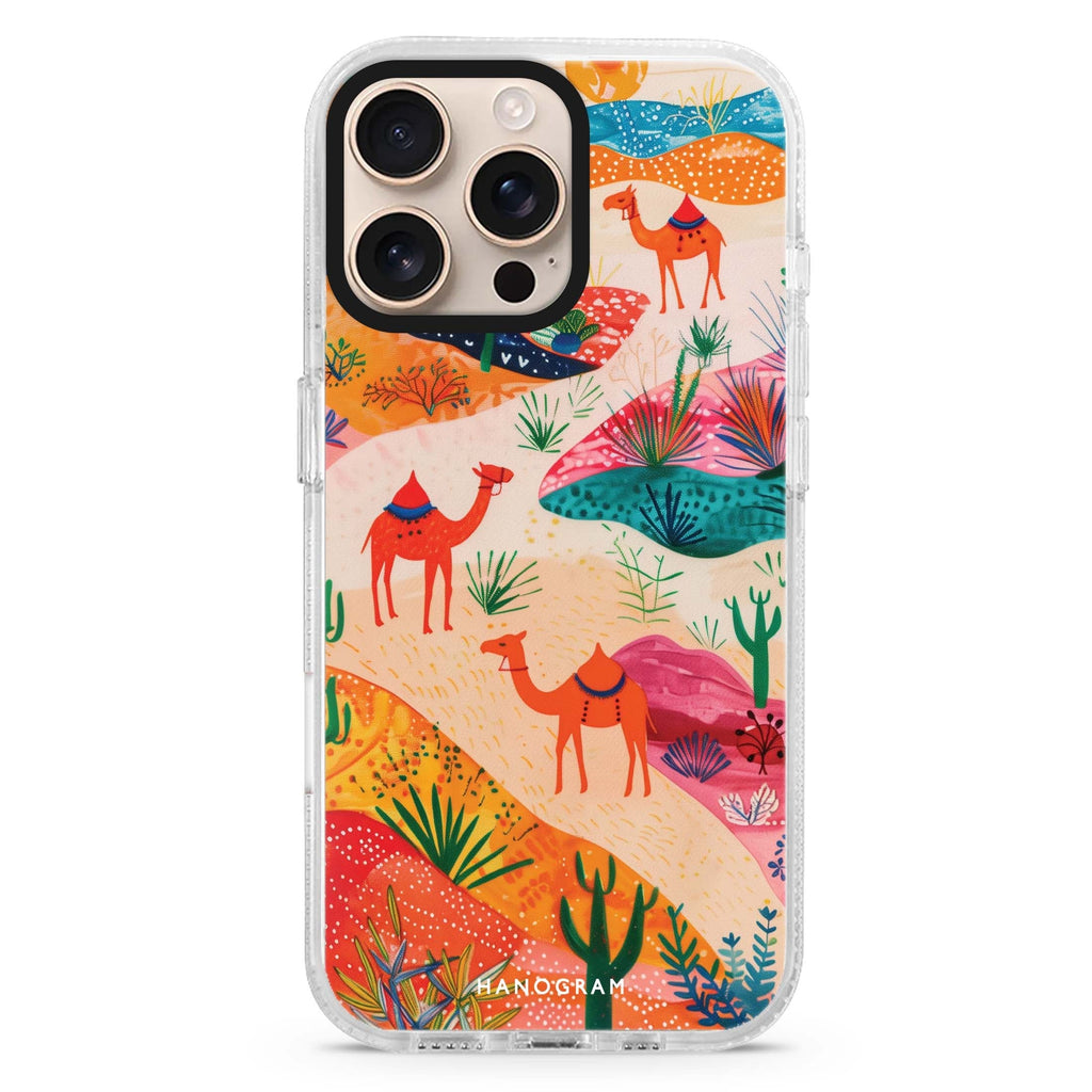 Sand Dunes Safari Magsafe 兼容水晶透明保護殼