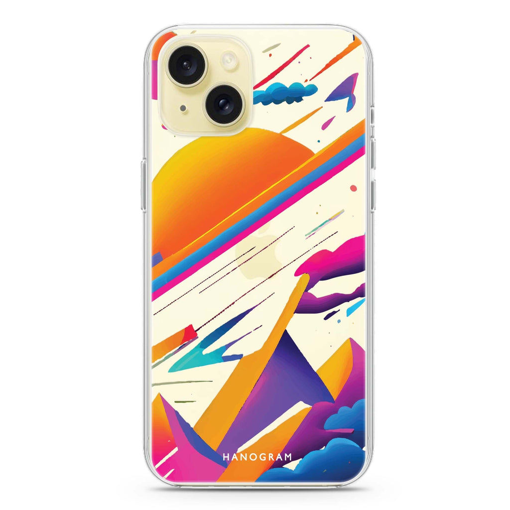 Galaxy Art iPhone 15 plus 水晶透明保護殼