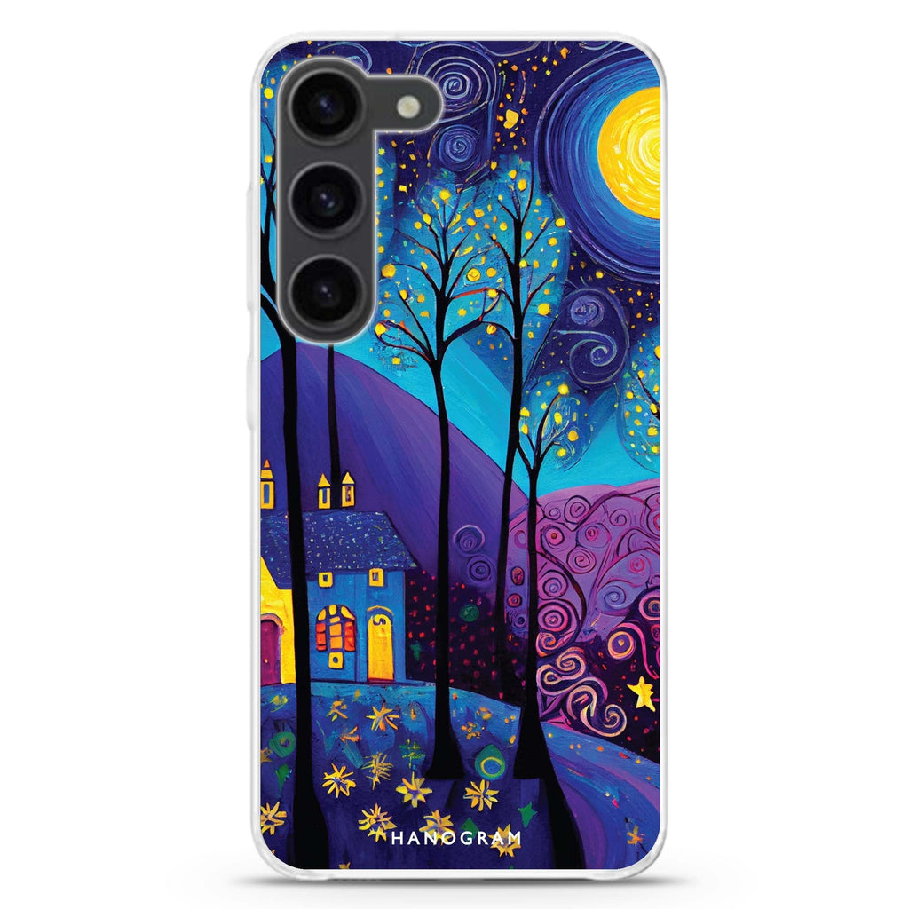 A night Samsung Galaxy 水晶透明保護殼