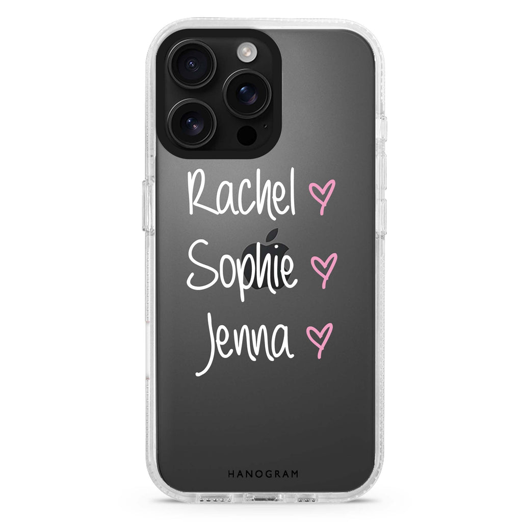 Three Of Us iPhone 16 Pro & 16 Pro Max Case - Personalized and Stylish Protection