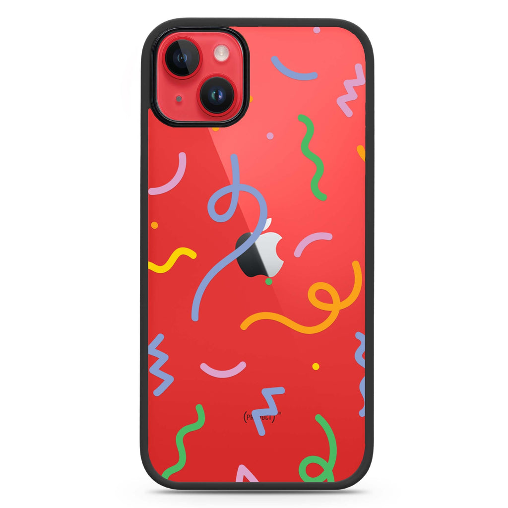 Abstract Doodles iPhone 15 Plus 防衝擊保護殼