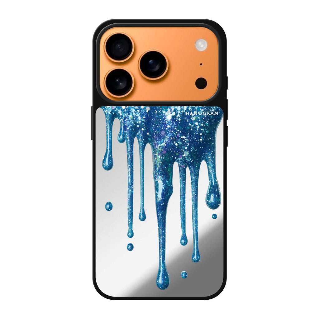 Gleaming Drips 抽象藝術 iPhone 17 Pro Max 鏡面手機殼主圖