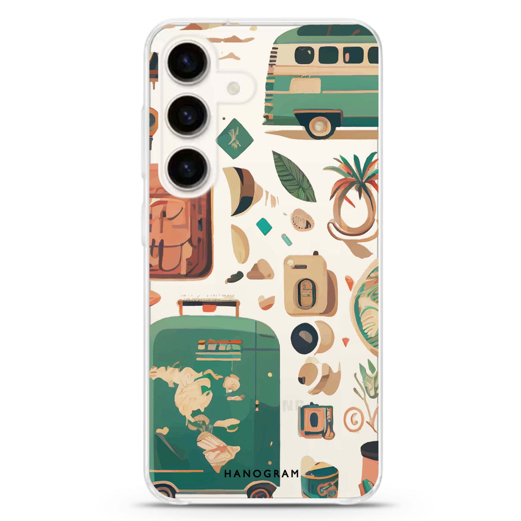A Journey Samsung Galaxy S26/S25/S24 水晶透明保護殼正面展示