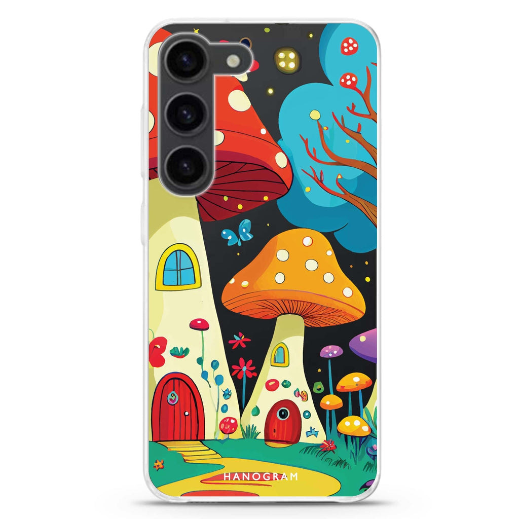 Mushroom Art Samsung Galaxy 水晶透明保護殼