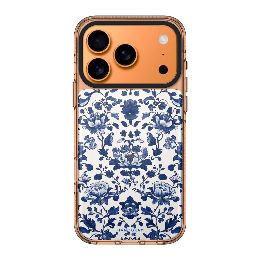 Porcelain Elegance iPhone 17 Pro Max MagSafe 水晶透明保護殼 時尚圖案設計 圖1