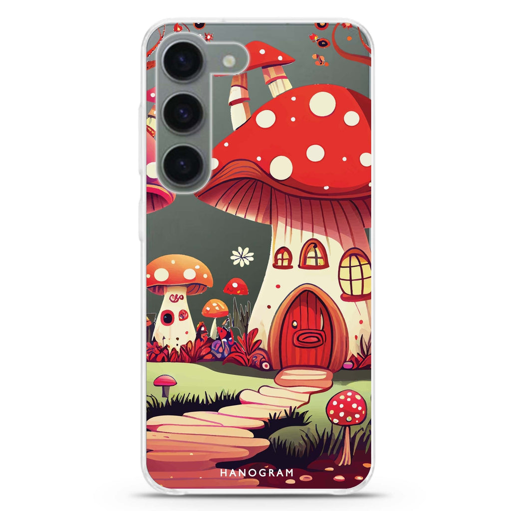 Mushroom Art Samsung Galaxy 水晶透明保護殼