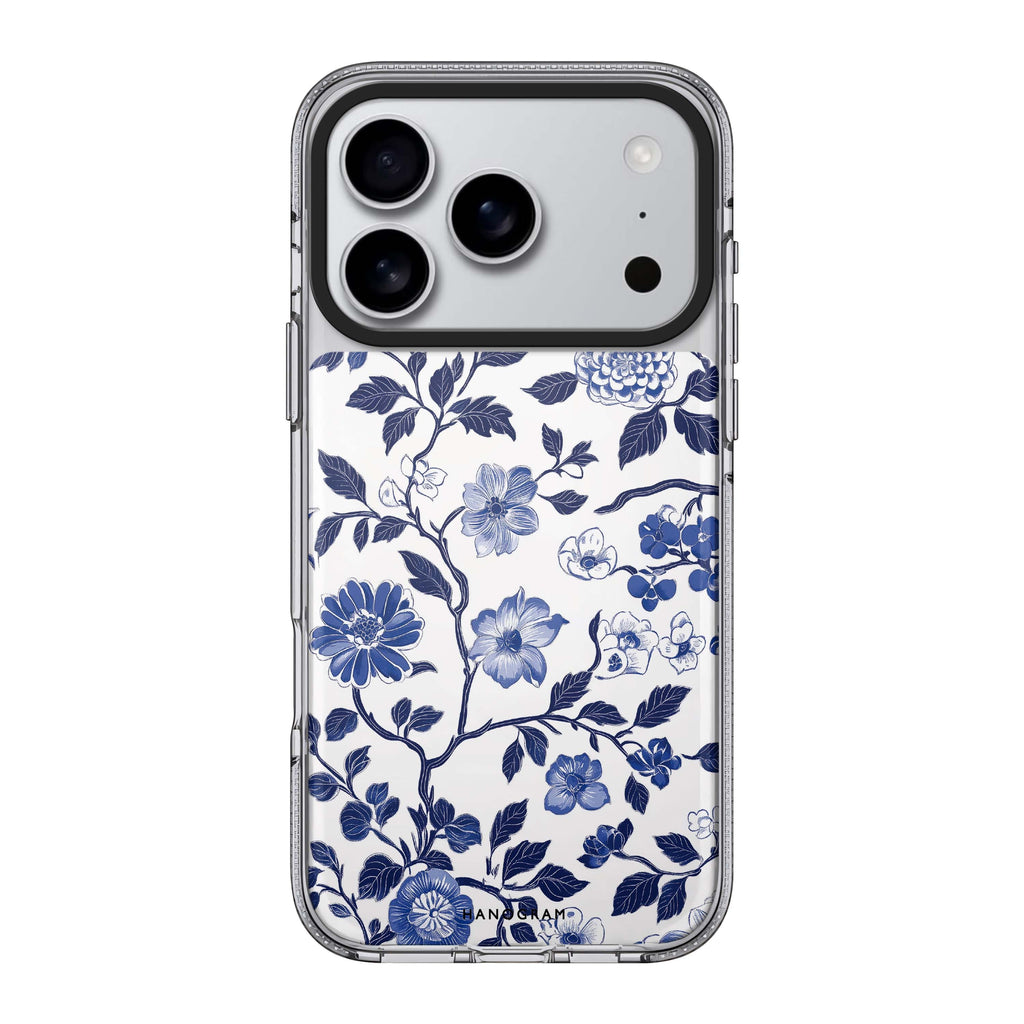 Dynasty Blue iPhone 17 Pro Max MagSafe 水晶透明保護殼 插畫圖案設計 圖1